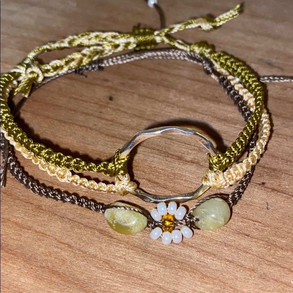 Macrame Bracelet Set - Picture 3 of 3